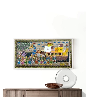 Boita Bandan Patta Tussar Painting