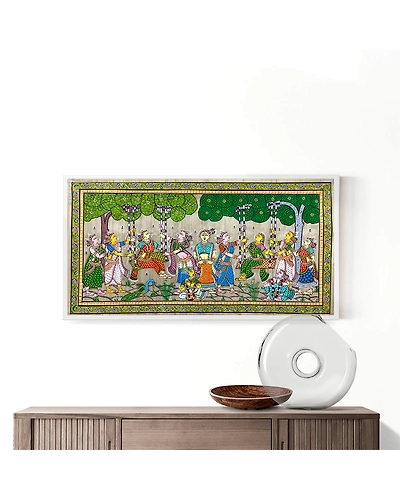 Raja Doli Patta Tussar Painting-12665255