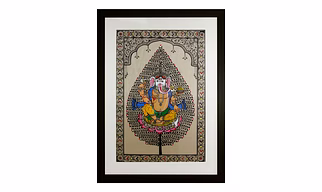 Tree of Life Orissa Pattachitra Ganesha Painting