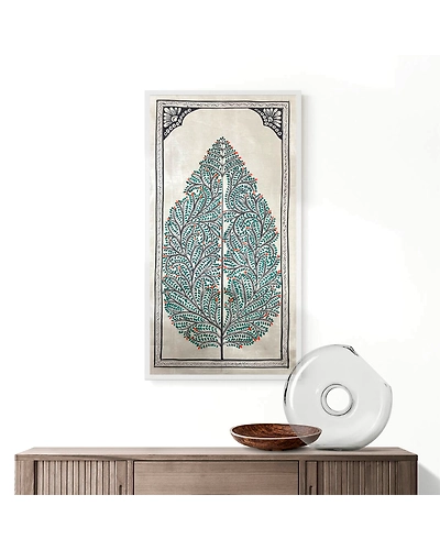 Tree of Life Patta Tussar Painting-4