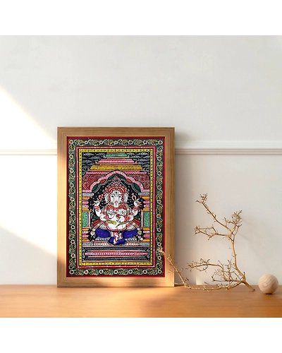 Patta Painting of Lord Ganesha-1
