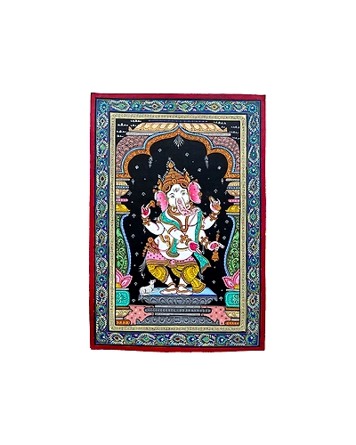 Patta Painting of Lord Ganesha-3