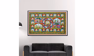 Patta Painting of Shree Ganesha