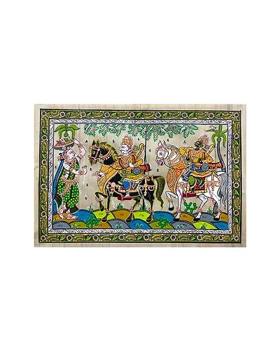 Kanchi Abhijan Patta Tussar Painting-3