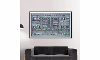 Saura Tribal Artwork with Pattachitra with different styles