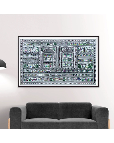 Saura Tribal Artwork with Pattachitra with different styles-12665065