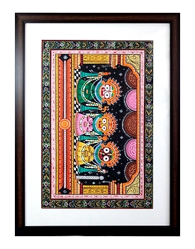 Orissa Pattachitra – Jagannath Subadra Balrama