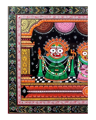 Orissa Pattachitra – Jagannath Subadra Balrama-1