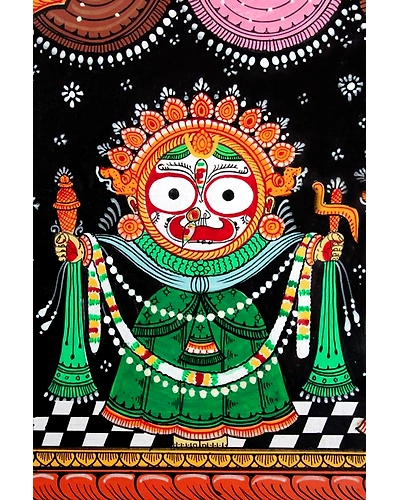 Orissa Pattachitra – Jagannath Subadra Balrama-3