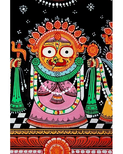 Orissa Pattachitra – Jagannath Subadra Balrama-4