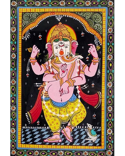 Orissa Pattachitra – Ganesha Nritya-1