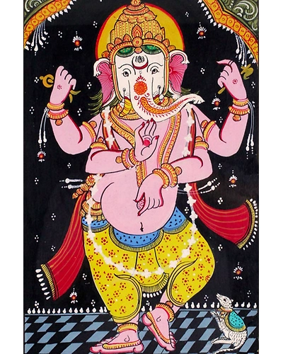 Orissa Pattachitra – Ganesha Nritya-2
