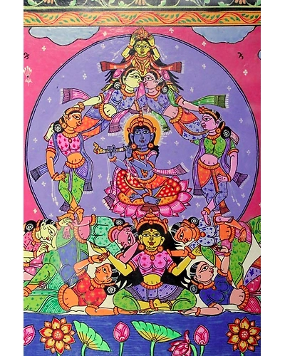 Orissa Pattachitra – Orissa Pattachitra – Gopika Ratha-1