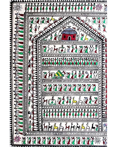 Orissa Pattachitra – Soura Tribal Style-1