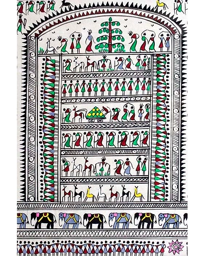 Orissa Pattachitra – Soura Tribal Style-3