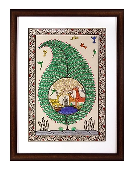 Tree of Life Orissa Pattachitra Painting