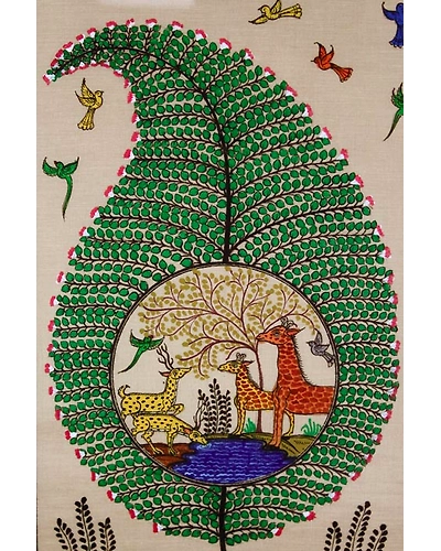 Tree of Life Orissa Pattachitra Painting-2