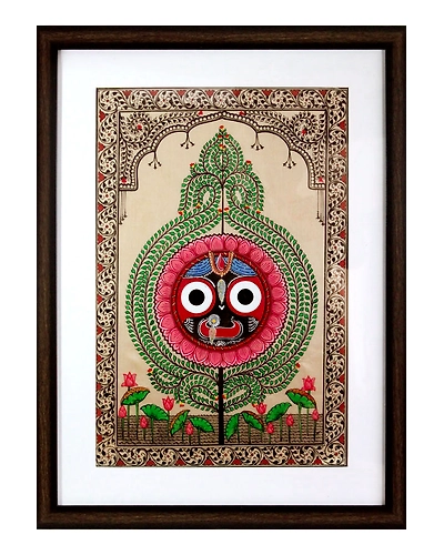 Tree of Life Orissa Pattachitra Jaganatha Painting-12665483