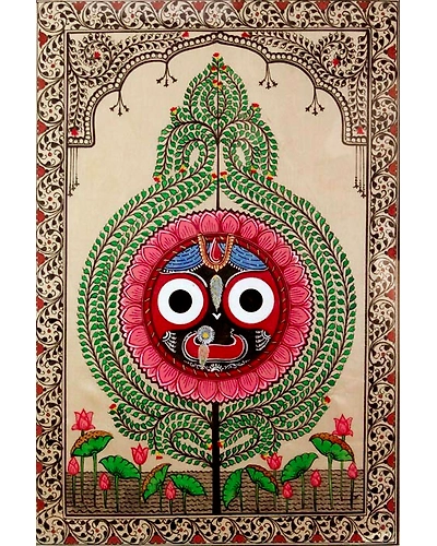 Tree of Life Orissa Pattachitra Jaganatha Painting-2