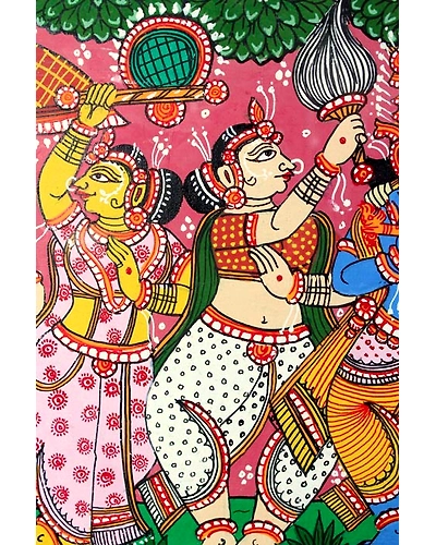 Orissa Pattachitra – Radha Krishna Painting-2