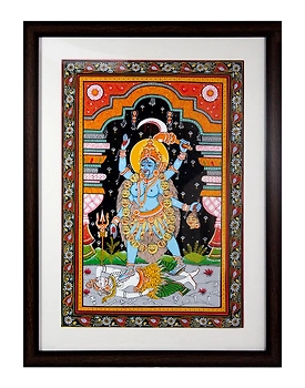 Orissa Pattachitra – Goddess Kali