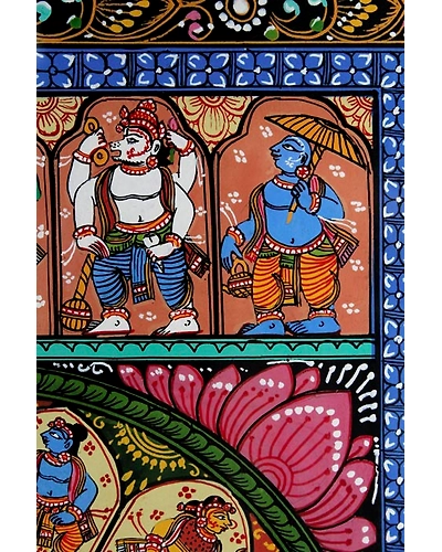 Orissa Pattachitra – Jagannath with Dashavatara-4