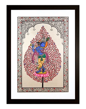 Tree of Life Orissa Pattachitra Krishna Painting