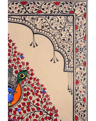 Tree of Life Orissa Pattachitra Krishna Painting-4