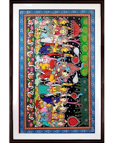 Orissa Pattachitra – Radha Krishna Rasaleela-12665587