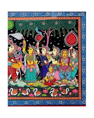 Orissa Pattachitra – Radha Krishna Rasaleela-2