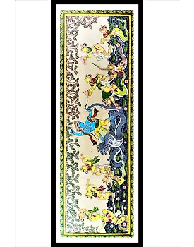 Orissa Pattachitra – Krishna Kalinga Narthana