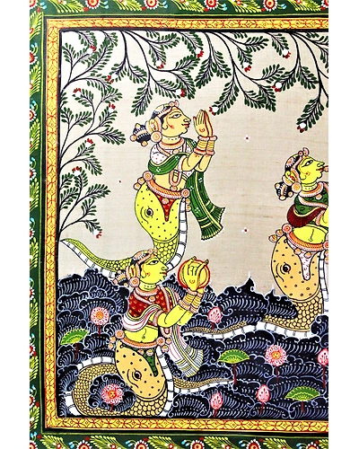 Orissa Pattachitra – Krishna Kalinga Narthana-1