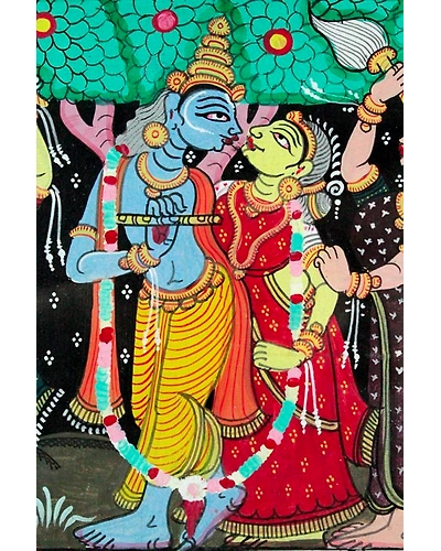 Orissa Pattachitra – Radha Krishna-1