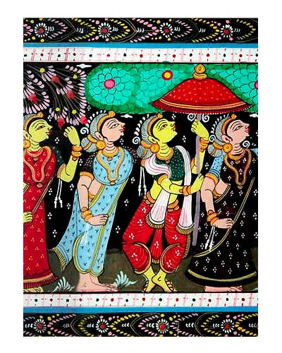 Orissa Pattachitra – Radha Krishna-3
