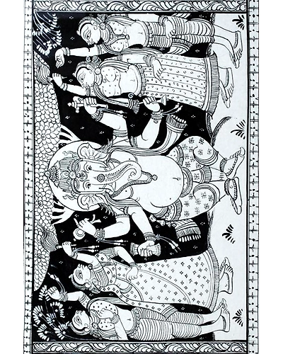 Orissa Pattachitra – Ganesha Story-2