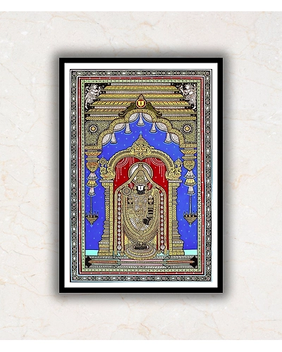 Balaji Darbar Pattachitra Art Painting For Home Wall Art Decor-1
