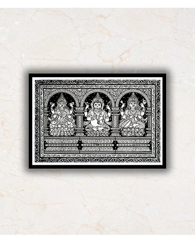 The Lakshmi Darbar Pattachitra Art Painting For Home Wall Art Decor-1