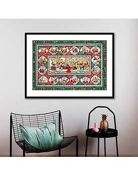 Krishna ji Journey Pattachitra Art Painting For Home Wall Art Decor