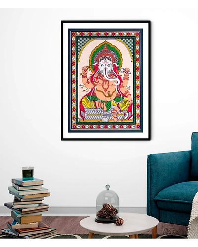 Blessings of Ganesh Ganpati Pattachitra Art Painting For Home Wall Art Decor-2