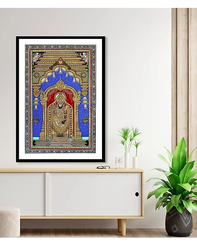 Balaji Darbar Pattachitra Art Painting For Home Wall Art Decor-2