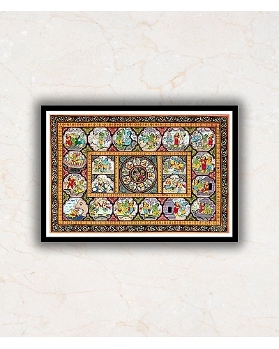 The Legend of Ramayana Pattachitra Art Painting For Home Wall Art Decor-2