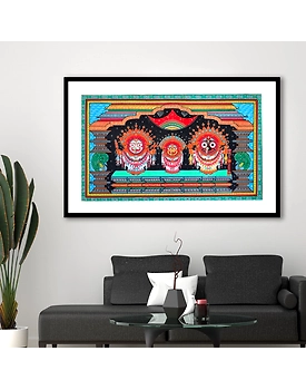 Jagannath Darbar Pattachitra Art Painting For Home Wall Art Decor