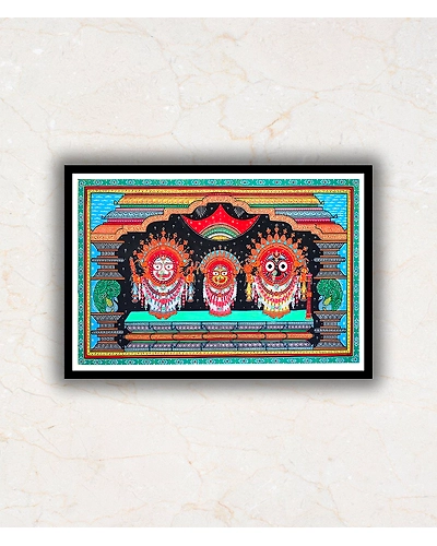 Jagannath Darbar Pattachitra Art Painting For Home Wall Art Decor-1