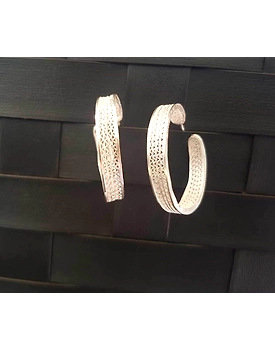 Dream Bands - Silver Filigree earring