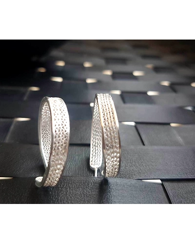 Dream Bands - Silver Filigree earring-1