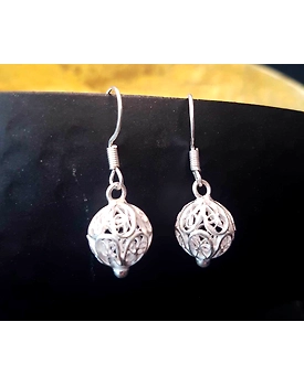 Globulets - Silver Filigree earrings