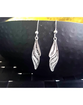 Petals Forever Silver Filigree earrings