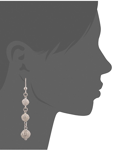 Spheres of Joy - Silver Filigree earrings-2