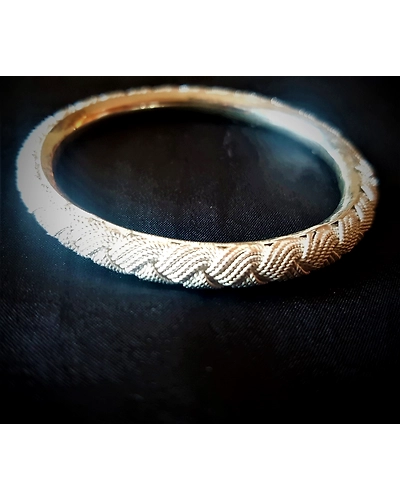 Venibala - Silver Filigree Bangle-12666091