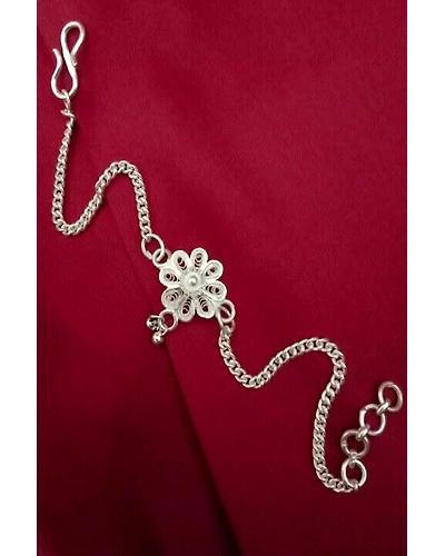 Silver Linings Phulwa Silver Filigree Bracelet-12666165